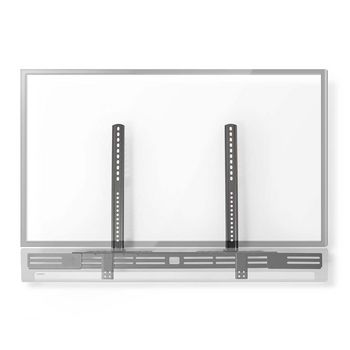 Soundbar Mount | Compatible with: Universal | Attached to the TV | 10 kg | Depth Adjustment | Steel | Black Soundbar Mount | Compatible with: Universal | Attached to the TV | 10 kg | Depth Adjustment | Steel | Black